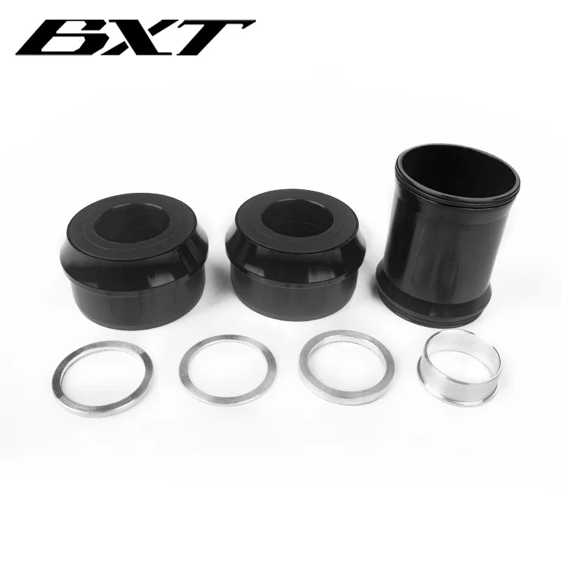 Bicycle Press-in PF30 Bottom Bracket Fit for 24/22mm Spindle Crankset,Width 68/73mm,inner Diameter 46mm MTB/Road Bike Frame PF30
