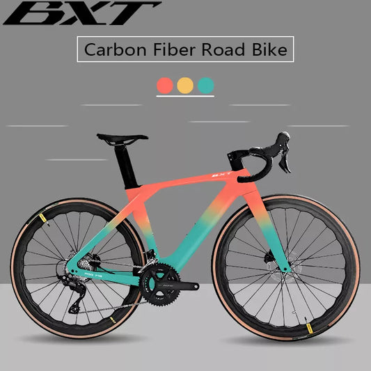 Carbon Road Bike Shimano R7120 Groupset 2x12 Speed Disc Brake 700x25C Carbon Frame