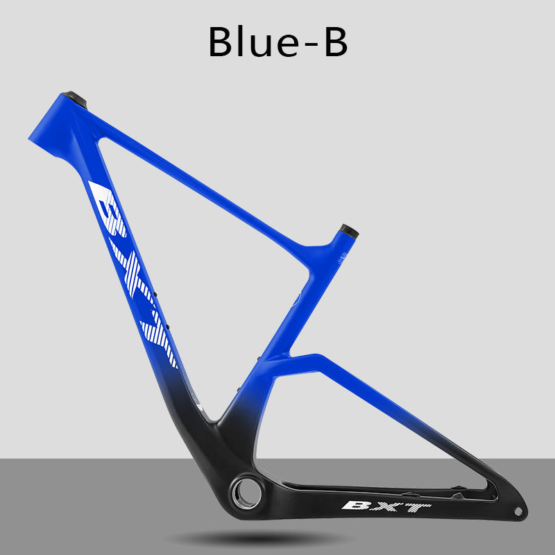 BXT New Carbon Fiber Frame MTB 29er Thru-Axle Boost 148x12mm Carbon Mountain Disc Bike frame use Screw-in T47 (73mm) UDH hanger