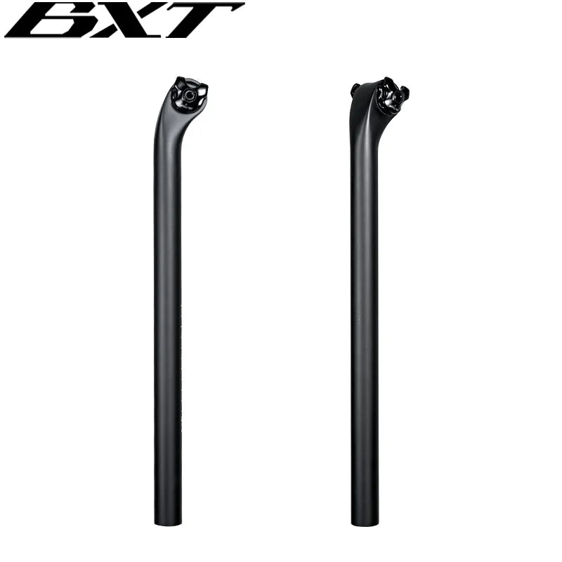 Poste de asiento de fibra de carbono para bicicleta de montaña 27.2mm de diámetro poste de sillín de cuadro de carbono de bicicleta de carretera 400mm piezas