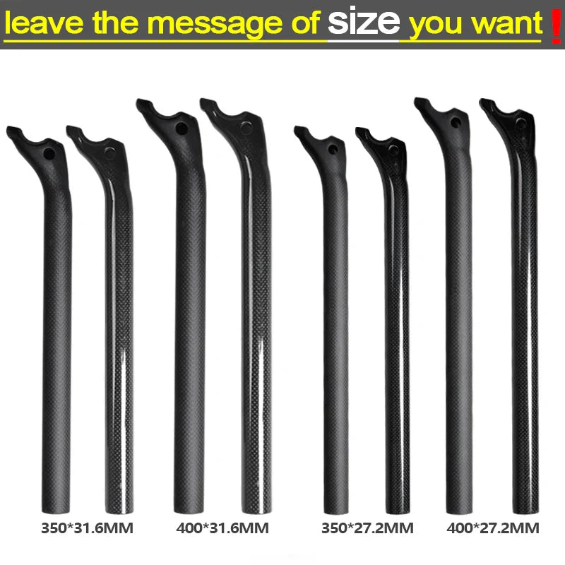 Carbon Fiber MTB Bicycle Parts Set, Flat or Riser Handlebar, Handlebar + Stem + Seatpost, 3K Glossy, Matte,