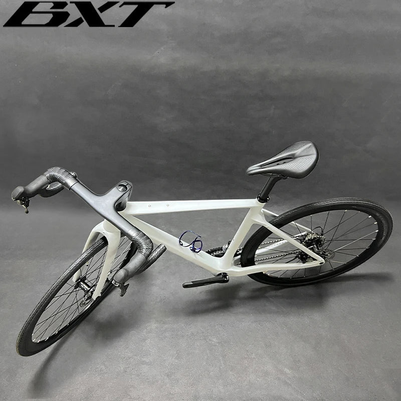 BXT Carbon Gravel Bike 27.5er/700C Road Bike Carbon Fiber Gravel Bicycle 2x11s R7000 Fully Hidden Cable Line Carbon Disc Gravel Bike