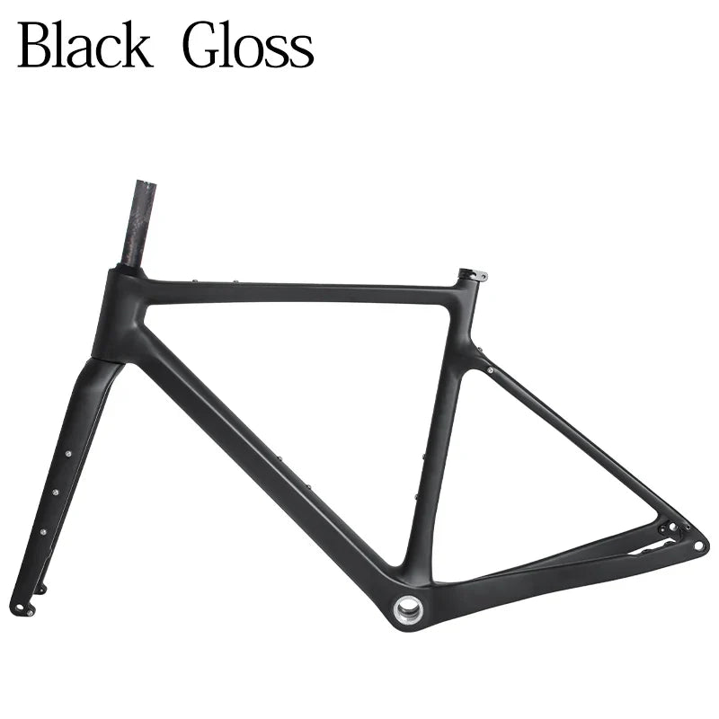 BXT Carbon Gravel Bike Frame Internal Cable Fully Hidden Cable Gravel Bicycle Frameset Road Bike Disc Brake