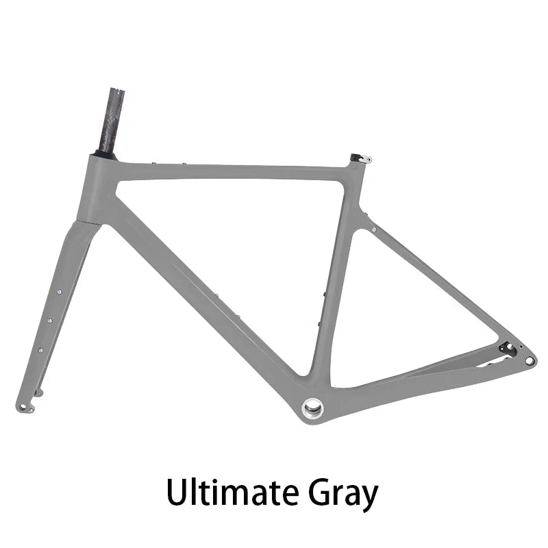 BXT Carbon Gravel Bike Frame Internal Cable Fully Hidden Cable Gravel Bicycle Frameset Road Bike Disc Brake