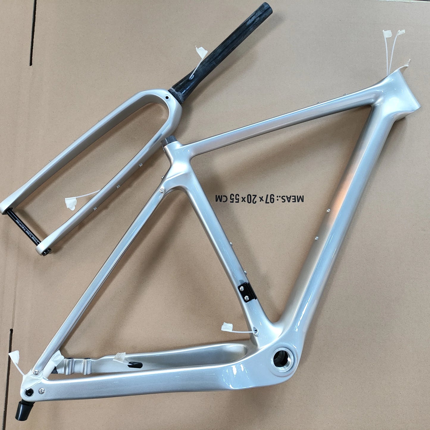 BXT Carbon Gravel Bike Frame Internal Cable Fully Hidden Cable Gravel Bicycle Frameset Road Bike Disc Brake