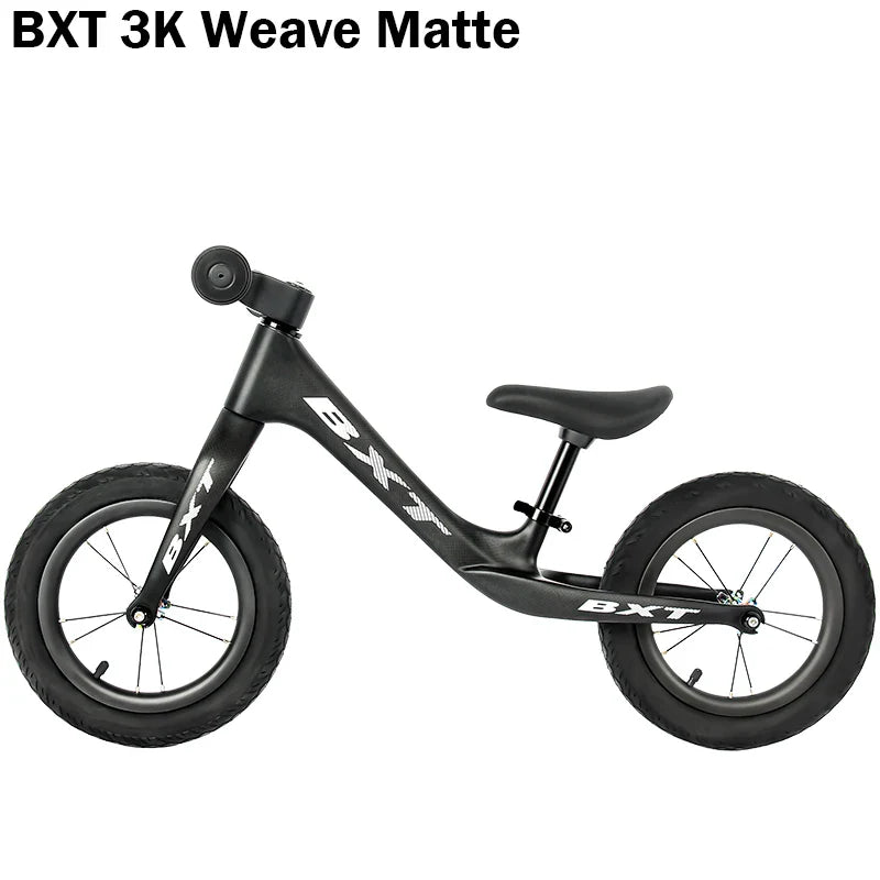 BXT Children Full Carbon Balance Bike Suitable for 2-6 Years old Carbon Child Running Bike No Pedal Push Bike Kids Balance Bicycle