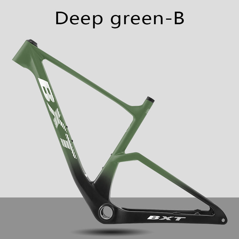 BXT New Carbon Fiber Frame MTB 29er Thru-Axle Boost 148x12mm Carbon Mountain Disc Bike frame use Screw-in T47 (73mm) UDH hanger
