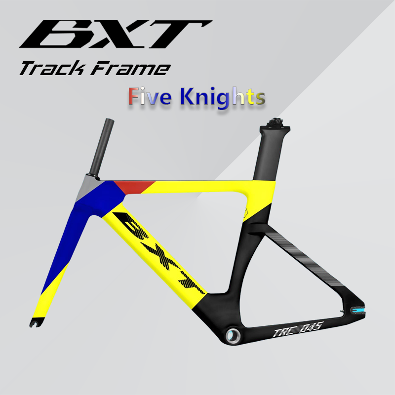 BXT-Track-045 Full Carbon Track Bike Frame 700C – Custom Color & Size Fixed Gear Racing Frame for Velodrome Cycling