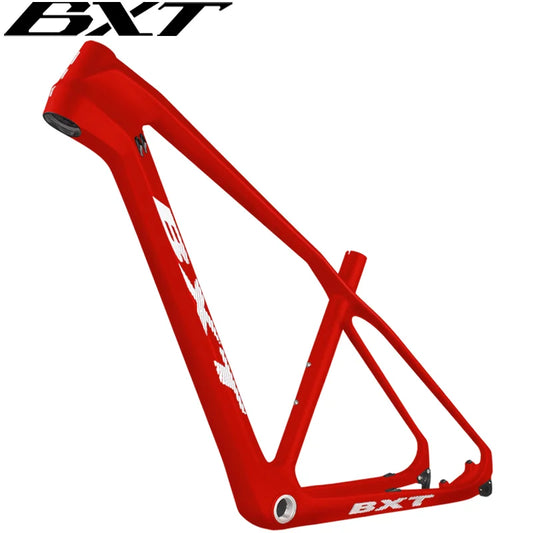 BXT 27.5er carbon fiber mountain frame MTB Bicycle Cycling frame 27.5inch carbon mountain bike 1-1/8" to 1-1/2" Tapered Tube