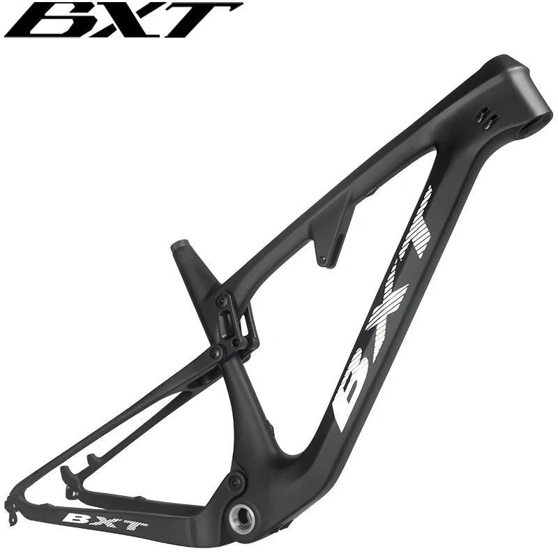 BXT Full Carbon Suspension Bike Frame 29er Trail Carbon Mountain Bicycle Frame Thru-Axle Boost 29er