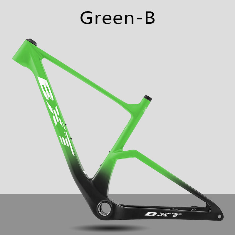 BXT New Carbon Fiber Frame MTB 29er Thru-Axle Boost 148x12mm Carbon Mountain Disc Bike frame use Screw-in T47 (73mm) UDH hanger