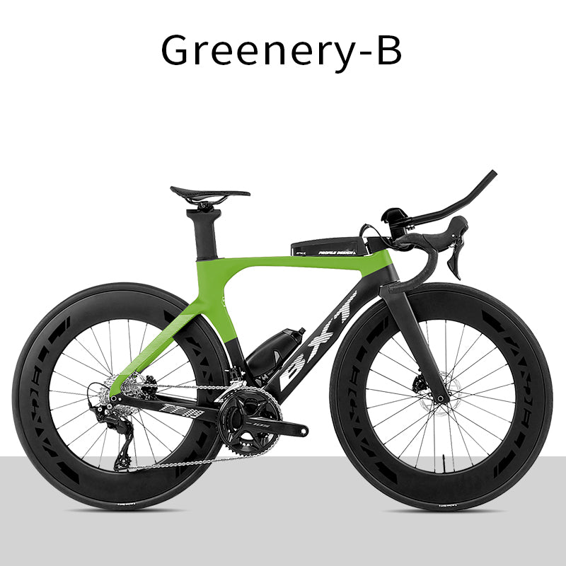 BXT Carbon Light Weight Road Bike tt bike TT Bicycle Zeitfahrrad Disc Triathlonfahrrad Shimano 105 R7120