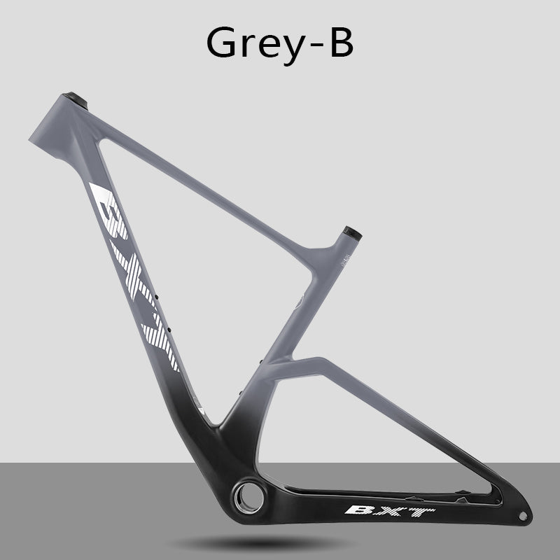 BXT New Carbon Fiber Frame MTB 29er Thru-Axle Boost 148x12mm Carbon Mountain Disc Bike frame use Screw-in T47 (73mm) UDH hanger