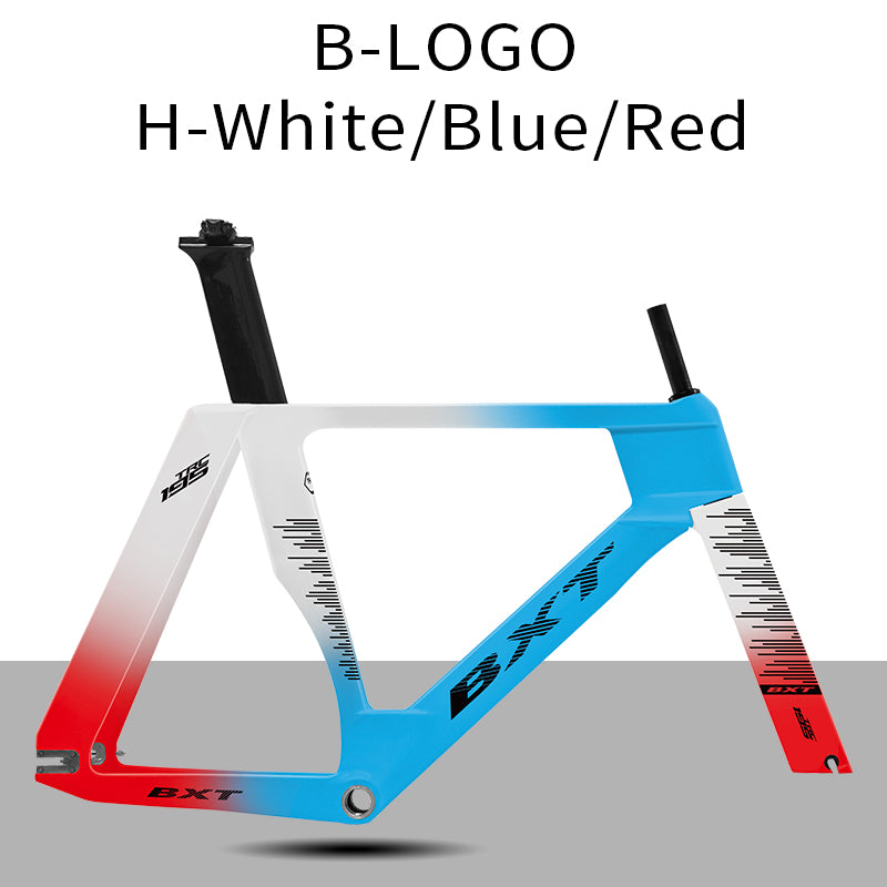 BXT-TRC-195 Carbon Fiber Track Frame – Flag Edition | Fixed Gear | T1000 Carbon Fiber | Aerodynamic Design