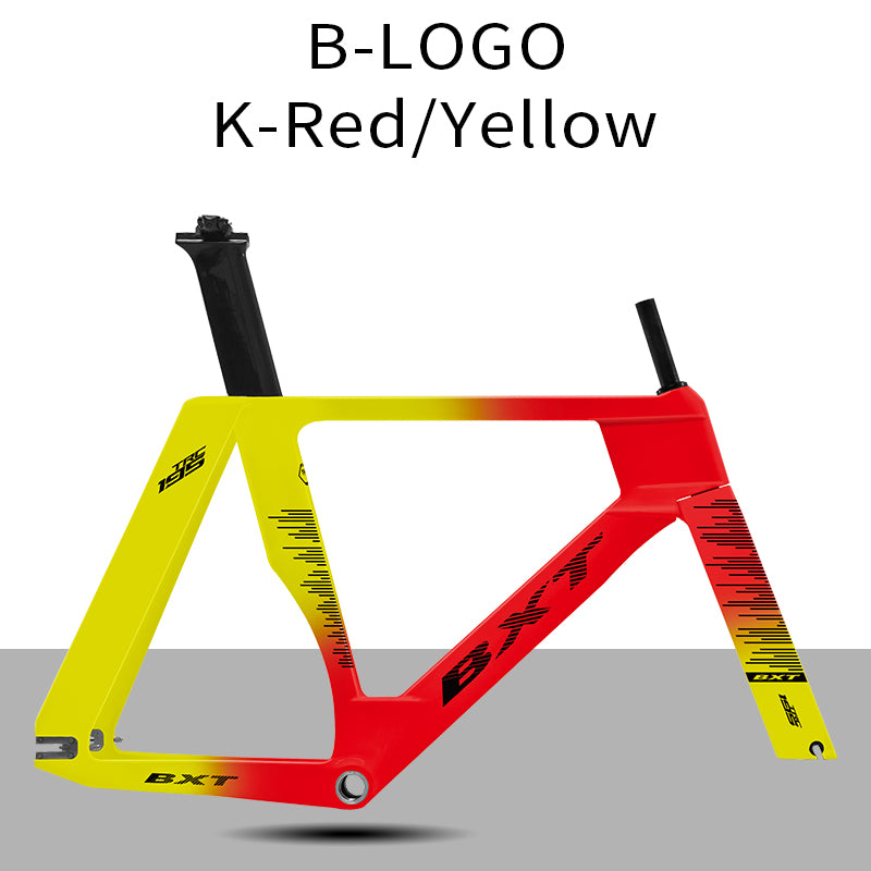 BXT-TRC-195 Carbon Fiber Track Frame – Flag Edition | Fixed Gear | T1000 Carbon Fiber | Aerodynamic Design