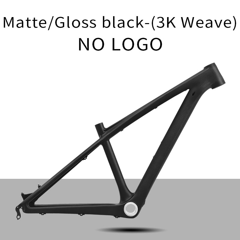 BXT 26er Full Carbon Mountain Bike Frame 14inch Disc Brake Carbon Fiber MTB Frame 3K Weave 26inch Mountain Bicycle Carbon Frame 26er