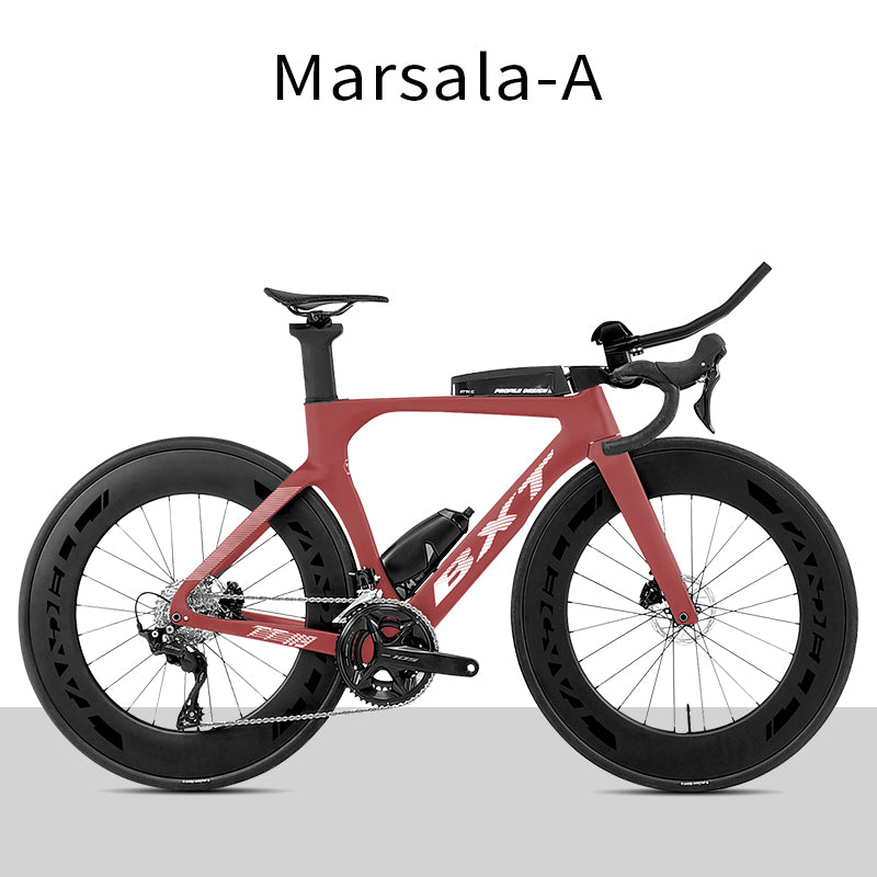 BXT 2025 New carbon tt bike TT Bicycle Shimano DI2 8170 electronic shifting Disc Brake Time Trial Triathlon Complete Bike Zeitfahrrad Disc