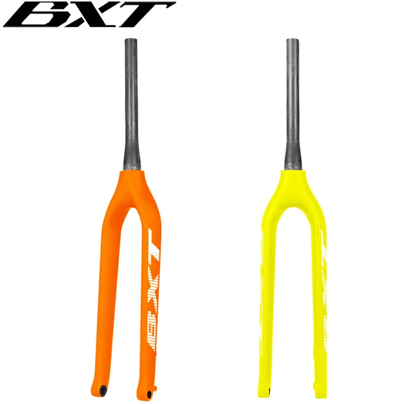 BXT Mountain Bike Fork, 29er Carbon MTB Rigid Tapered Fork