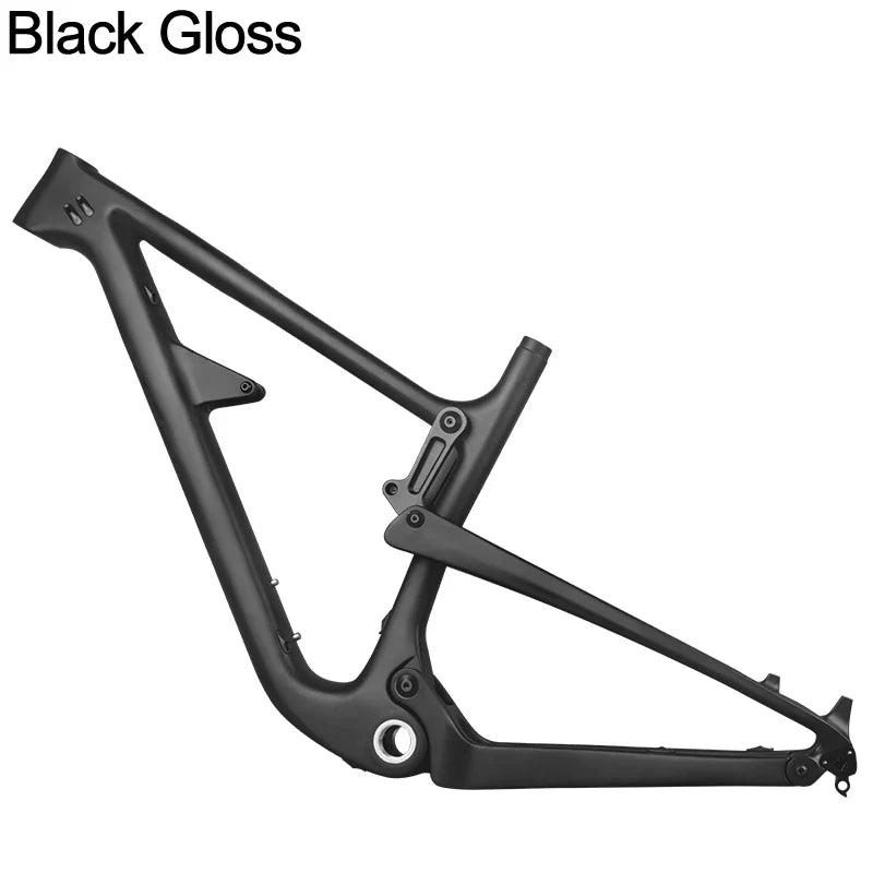 BXT New AM Suspension Carbon Mountain Frame 29er Travel 150mm Thru Axle Cross MTB Bike Soft Tail Full Carbon bicycle 142/148X12mm
