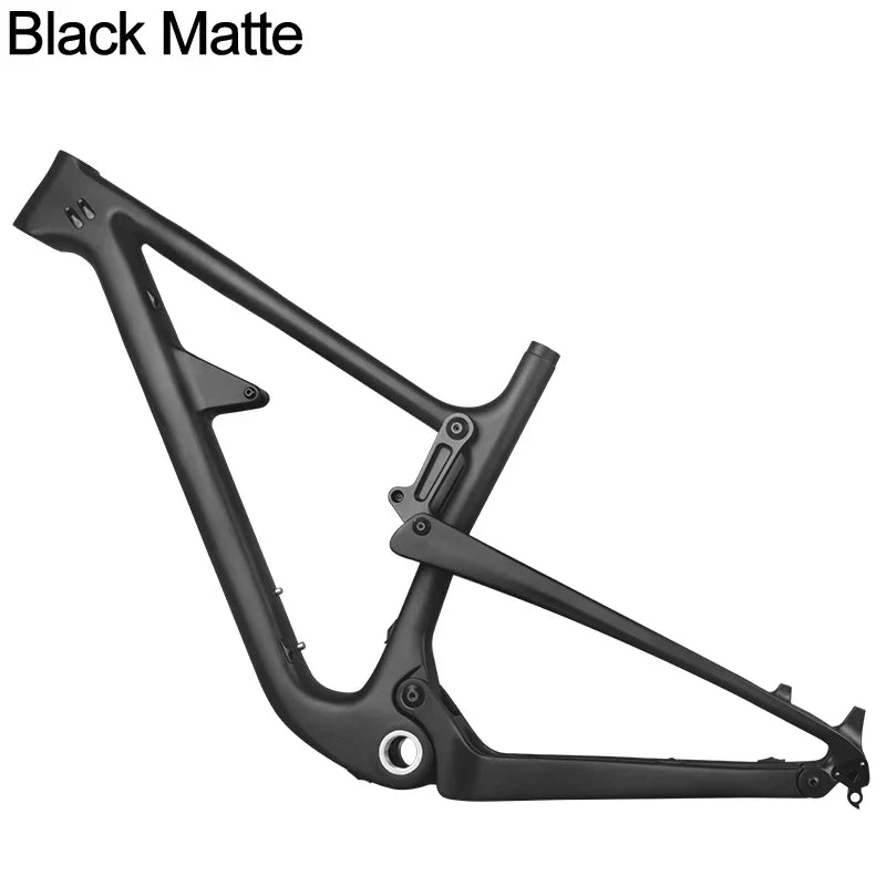 BXT New AM Suspension Carbon Mountain Frame 29er Travel 150mm Thru Axle Cross MTB Bike Soft Tail Full Carbon bicycle 142/148X12mm