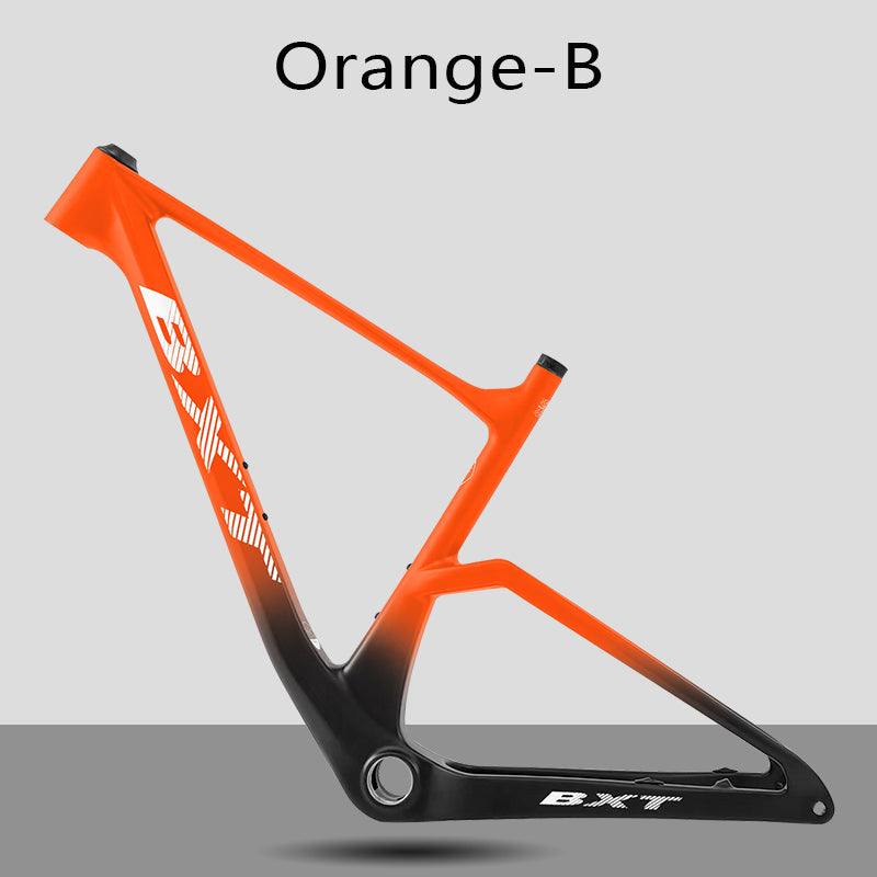 BXT New Carbon Fiber Frame MTB 29er Thru-Axle Boost 148x12mm Carbon Mountain Disc Bike frame use Screw-in T47 (73mm) UDH hanger