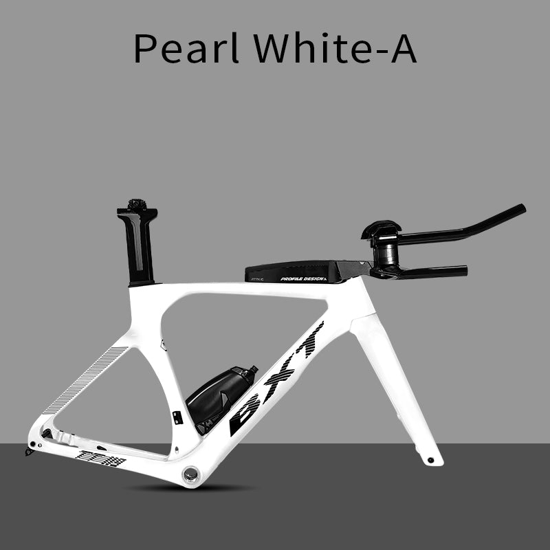 BXT Full Carbon TT Bike Frame Set, Time Trial, Road Bicycle, Disc Brake, Handlebar, Thru Axle, Racing Cycling