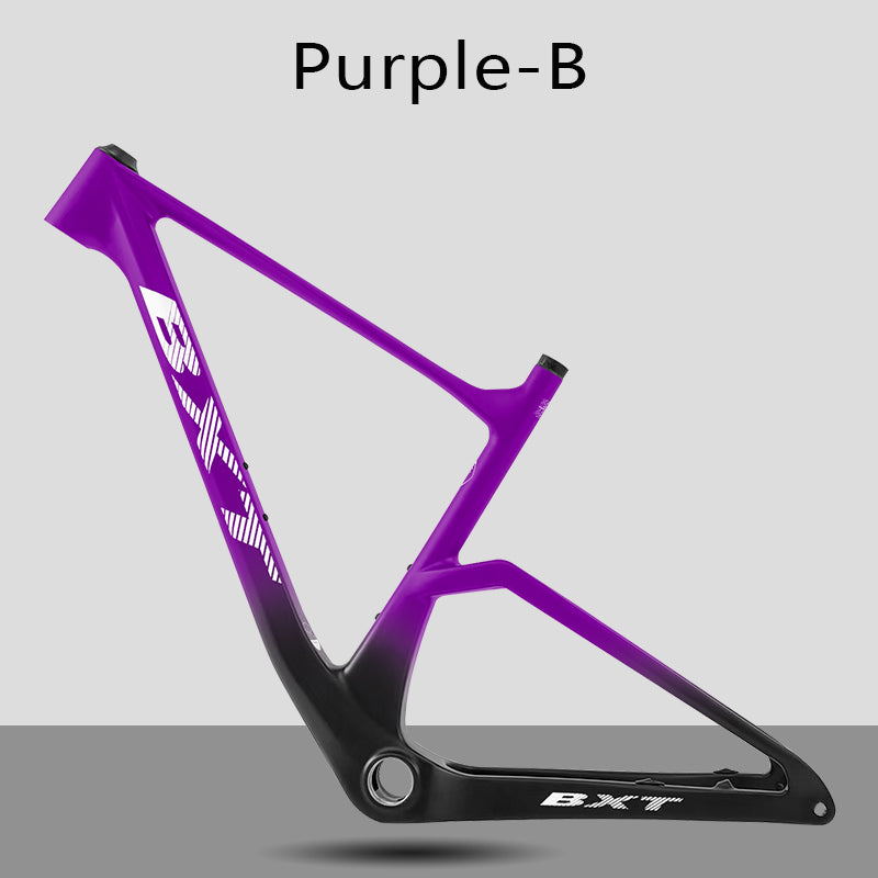 BXT New Carbon Fiber Frame MTB 29er Thru-Axle Boost 148x12mm Carbon Mountain Disc Bike frame use Screw-in T47 (73mm) UDH hanger