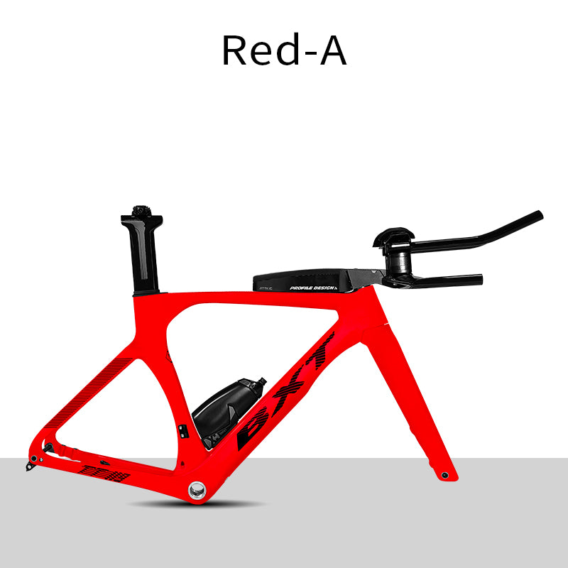 BXT Full Carbon TT Bike Frame Set, Time Trial, Road Bicycle, Disc Brake, Handlebar, Thru Axle, Racing Cycling