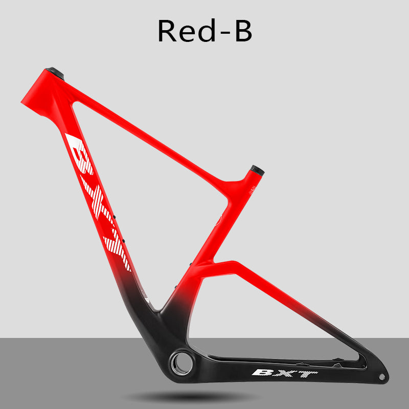 BXT New Carbon Fiber Frame MTB 29er Thru-Axle Boost 148x12mm Carbon Mountain Disc Bike frame use Screw-in T47 (73mm) UDH hanger