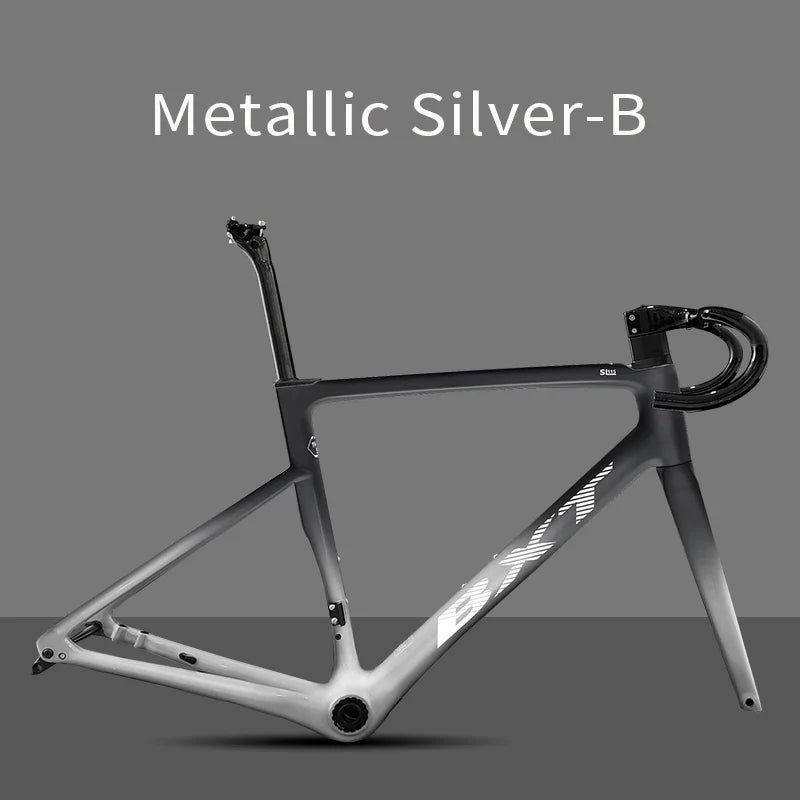 BXT Superlight Carbon Road Bike Frame, Disc Brake, T47, BSA, BXT, New, Internal Cycling Frameset, 950g, 2024