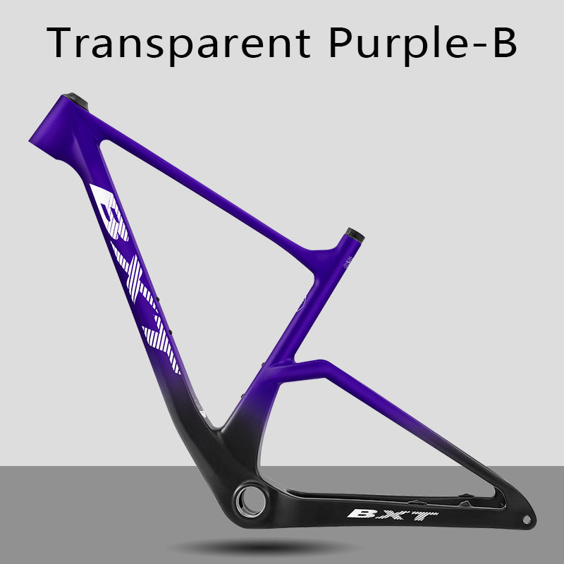 BXT New Carbon Fiber Frame MTB 29er Thru-Axle Boost 148x12mm Carbon Mountain Disc Bike frame use Screw-in T47 (73mm) UDH hanger