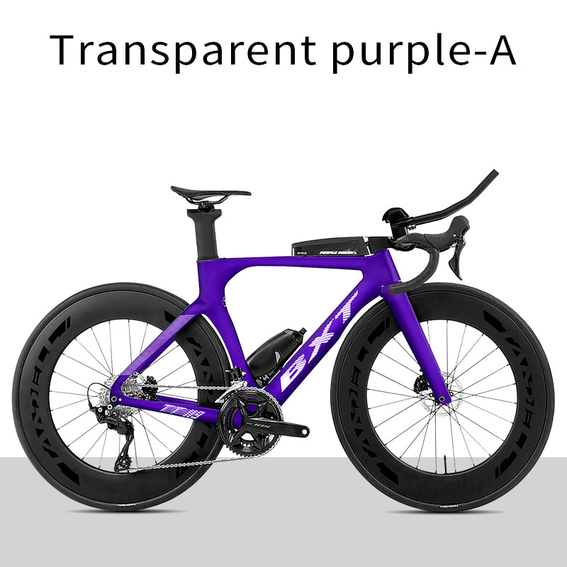 BXT 2025 New carbon tt bike TT Bicycle Shimano DI2 8170 electronic shifting Disc Brake Time Trial Triathlon Complete Bike Zeitfahrrad Disc