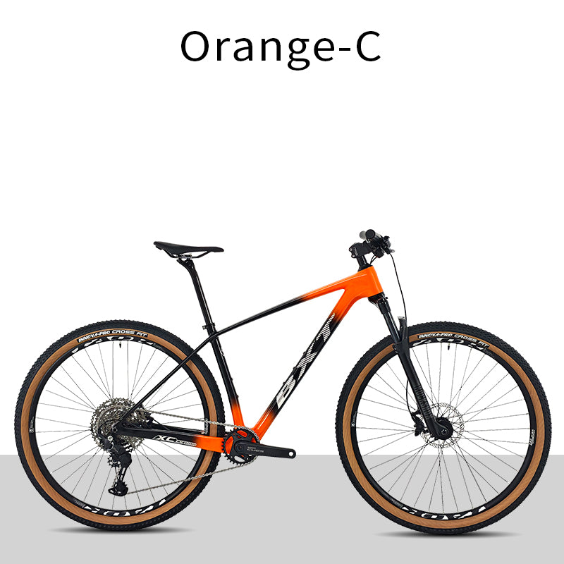 BXT Carbon XC Mountain Bike – Full SHIMANO 11-Speed Drivetrain, DEORE Hydraulic Brakes, 29x2.25 Tires, TAOK Alloy Wheels