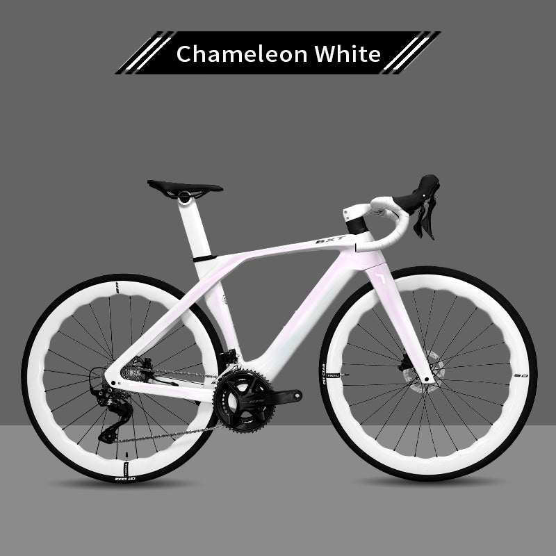 BXT Carbon Rennrad Shimano 105 R7120 Ultraleichter Straßenrahmen mit Scheibenbremse Carbon Road Bike