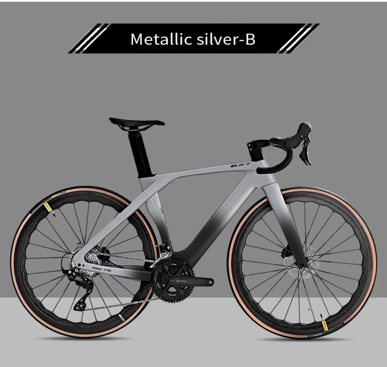 BXT Full Carbon Fibre Road Bike Disc Brake Racing Bike With SHIMANO R7170 UT8170 DI2 24S