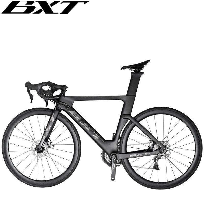 BXT Complete Carbon Road Bike Disc Brake R7000 22-Speed Road Racing Carbon Bike