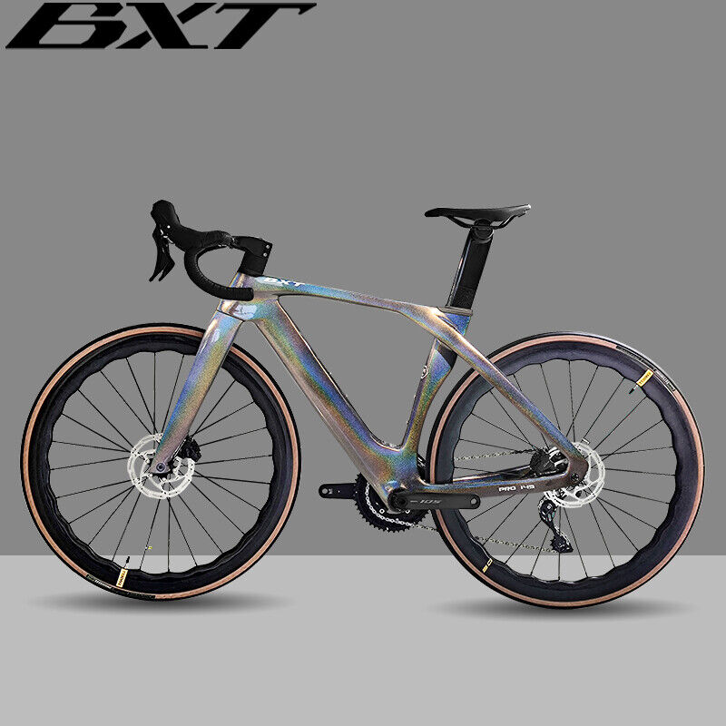 Carbon Road Bike Shimano R7120 Groupset 2x12 Speed Disc Brake 700x25C Carbon Frame