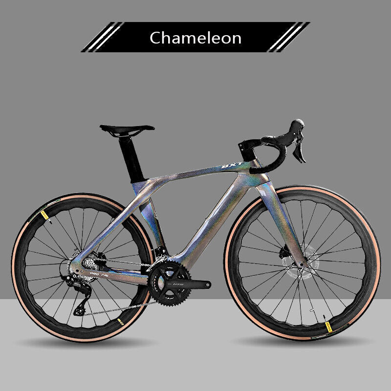 Carbon Road Bike Shimano R7120 Groupset 2x12 Speed Disc Brake 700x25C Carbon Frame