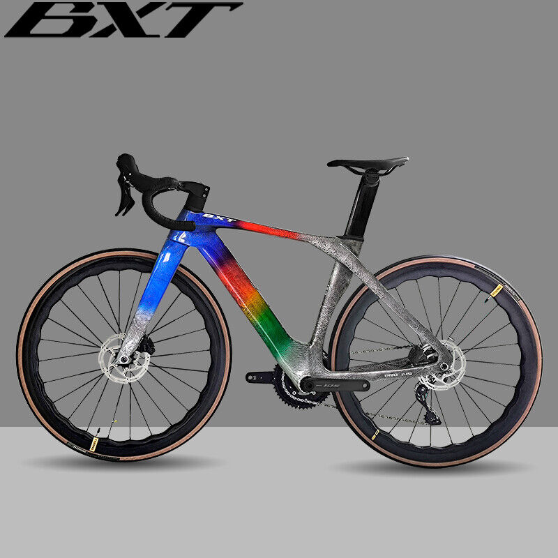 Carbon Road Bike Shimano R7120 Groupset 2x12 Speed Disc Brake 700x25C Carbon Frame