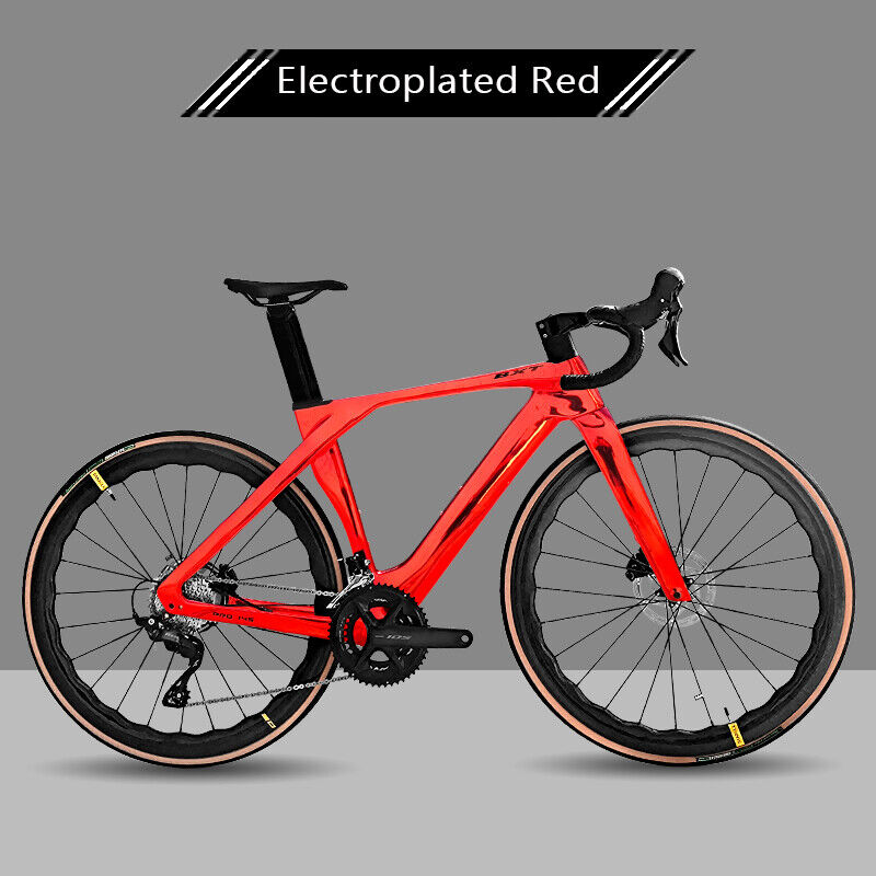 Carbon Road Bike Shimano R7120 Groupset 2x12 Speed Disc Brake 700x25C Carbon Frame