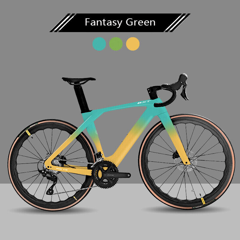 Carbon Road Bike Shimano R7120 Groupset 2x12 Speed Disc Brake 700x25C Carbon Frame