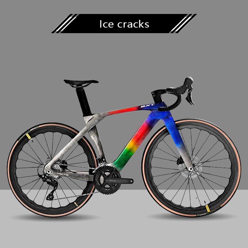 Carbon Road Bike Shimano R7120 Groupset 2x12 Speed Disc Brake 700x25C Carbon Frame