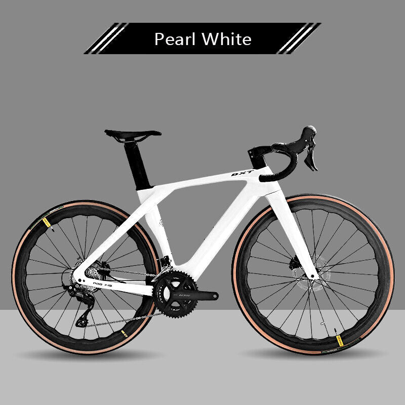 Carbon Road Bike Shimano R7120 Groupset 2x12 Speed Disc Brake 700x25C Carbon Frame