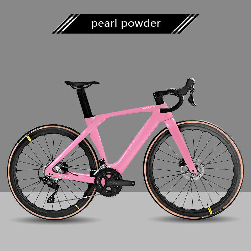 Carbon Road Bike Shimano R7120 Groupset 2x12 Speed Disc Brake 700x25C Carbon Frame