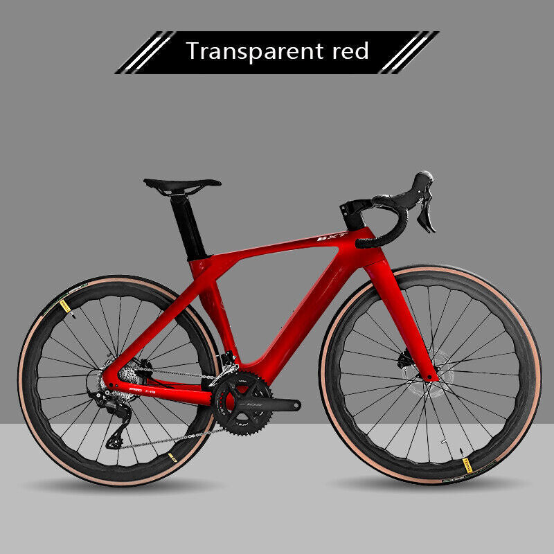 Carbon Road Bike Shimano R7120 Groupset 2x12 Speed Disc Brake 700x25C Carbon Frame