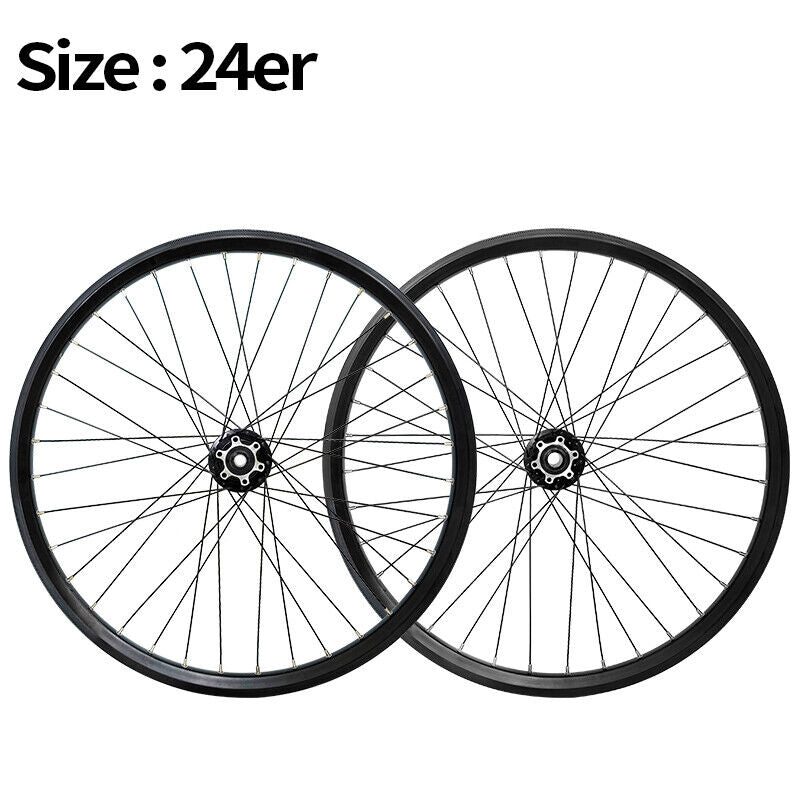 BXT 20er/24er Aluminum Alloy Bicycle Wheelset Disc Brake Mountain Bike Wheelsets Thru-axle Boost TMB student/child Wheel