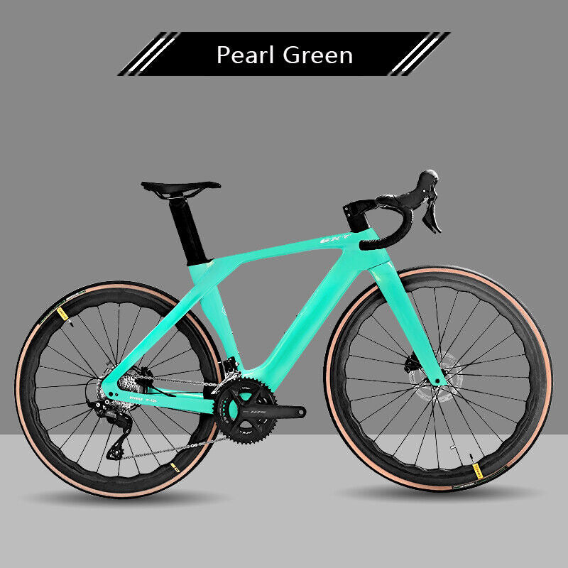Carbon Road Bike Shimano R7120 Groupset 2x12 Speed Disc Brake 700x25C Carbon Frame