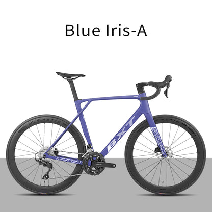 BXT New Model-155 Road Bike, Carbon Fiber Frame Fork Handlebar use Shimano 105 R7120 24Speed Shift Kit Bicycle Adult Racing Bike