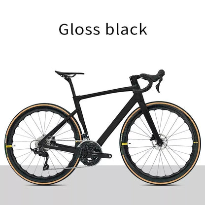 BXT Carbon Road Bike 24 Gang Ultraleichter Carbon Rennrad Hydraulisch Scheibenbremse 49cm 52cm 54cm 56cm