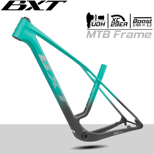 BXT 2026 New T1000 Carbon Fiber Mountain Bike Frame UDH Hanger Full Internal Routing 29er MTB Carbon Frame